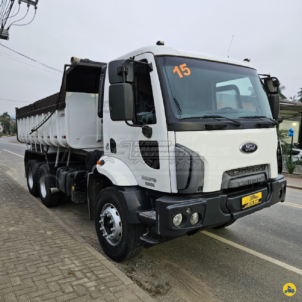 CAMINHAO FORD CARGO 2629 Caçamba Basculante Truck 6x4 Claudio Caminhões INDAIAL SANTA CATARINA SC