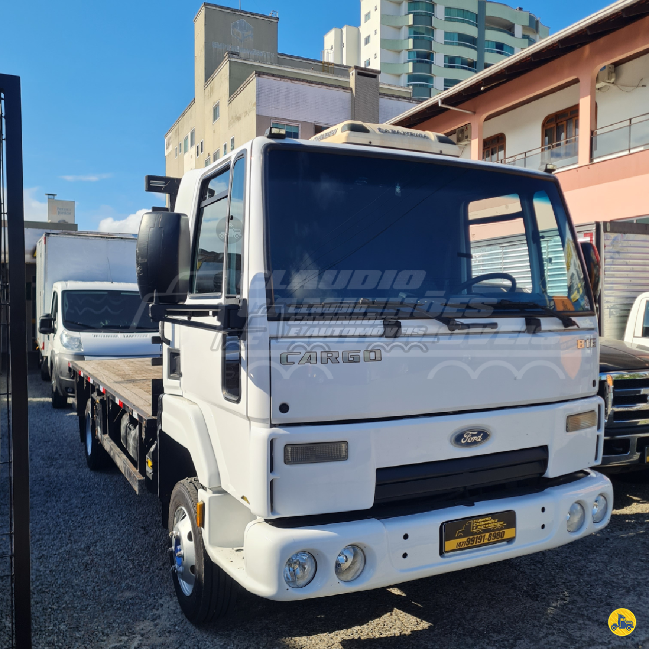 CAMINHAO FORD CARGO 816 Carga Seca 3/4 4x2 Claudio Caminhões INDAIAL SANTA CATARINA SC