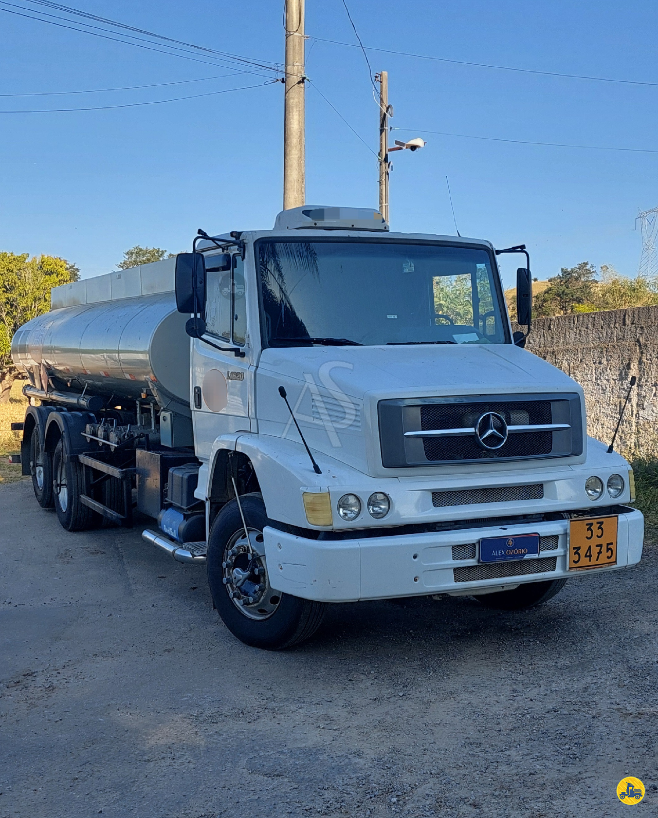 CAMINHAO MERCEDES-BENZ MB 1620 Tanque Aço Truck 6x2 Alex Ozório Caminhões SAO JOSE DOS CAMPOS SÃO PAULO SP