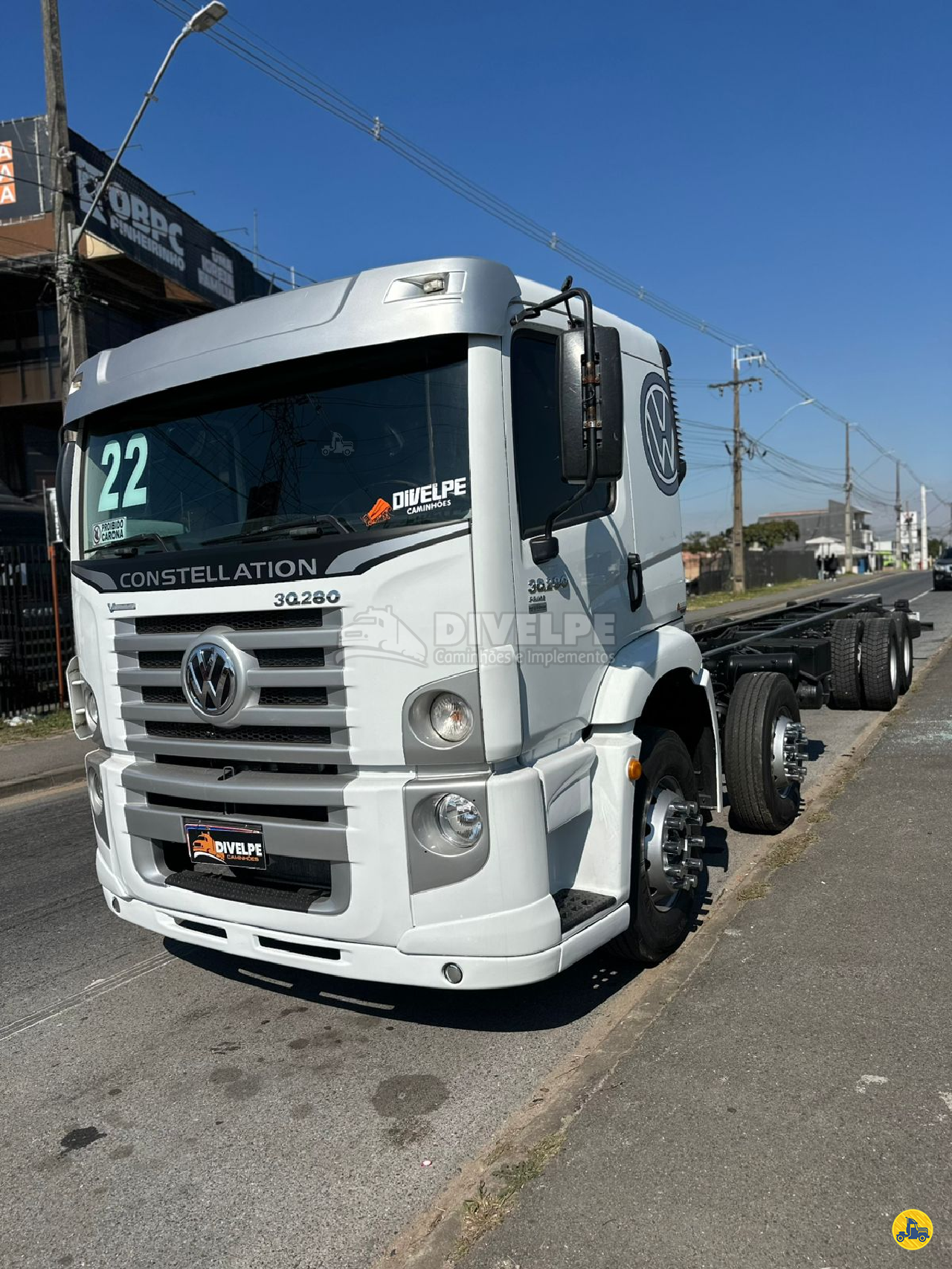 CAMINHAO VOLKSWAGEN VW 30280 Chassis BiTruck 8x2 DIVELPE Caminhões e Implementos CURITIBA PARANÁ PR