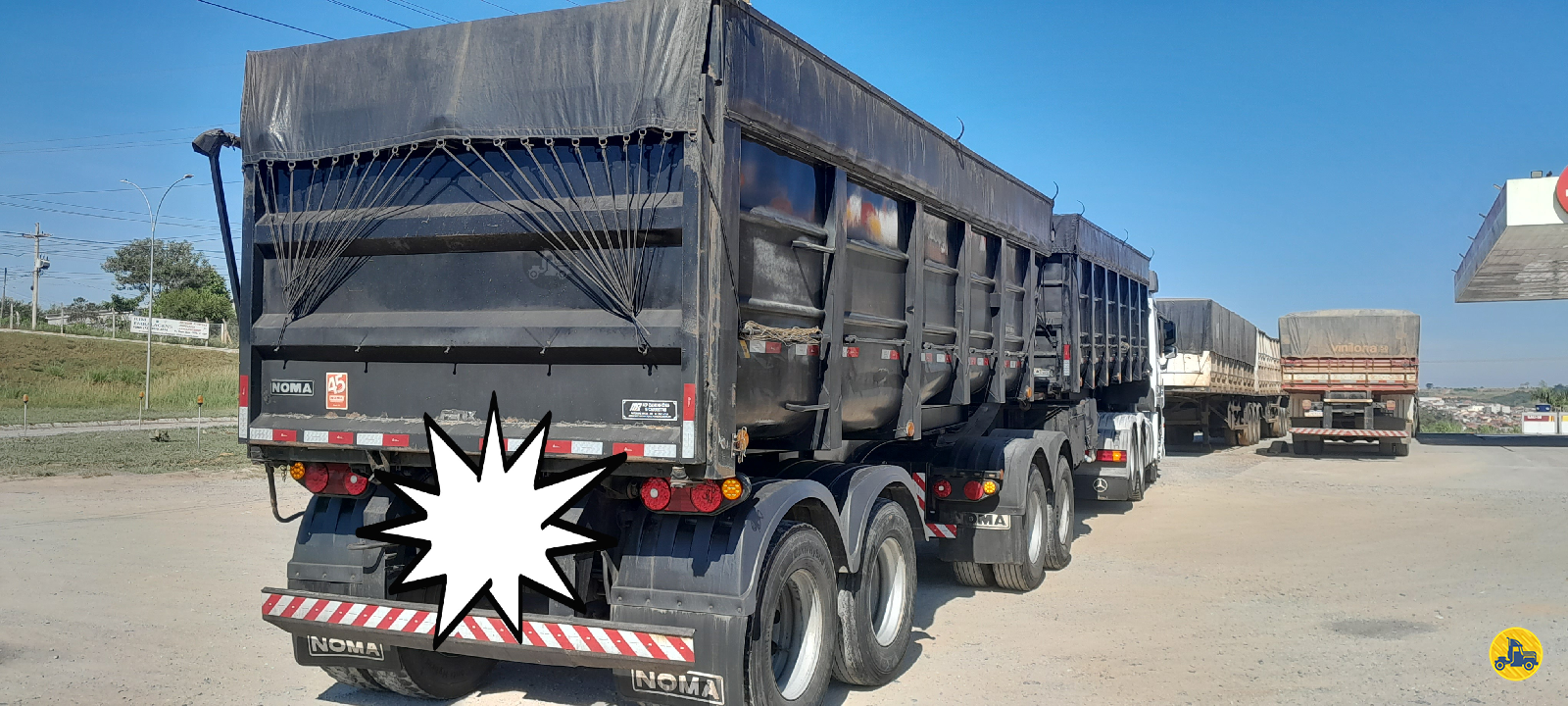 CARRETA BITREM BASCULANTE Leudes Transportes  PILAR DO SUL SÃO PAULO SP