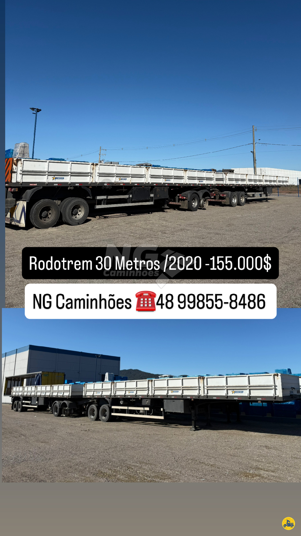 CARRETA RODOTREM CARGA SECA NG Caminhões TIJUCAS SANTA CATARINA SC