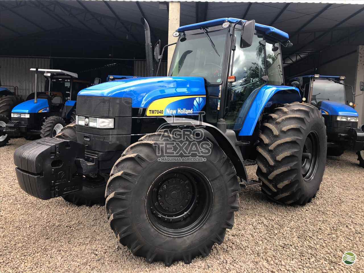 TRATOR NEW HOLLAND NEW TM 7040 Tração 4x4 Agro Texas Máquinas Agrícolas VITORINO PARANÁ PR