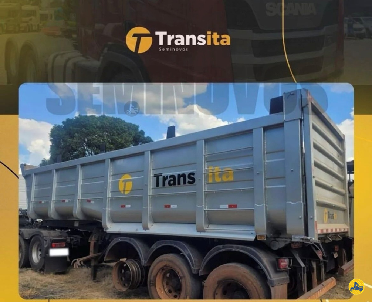 CARRETA SEMI-REBOQUE BASCULANTE Transita Transportes ITAUNA MINAS GERAIS MG