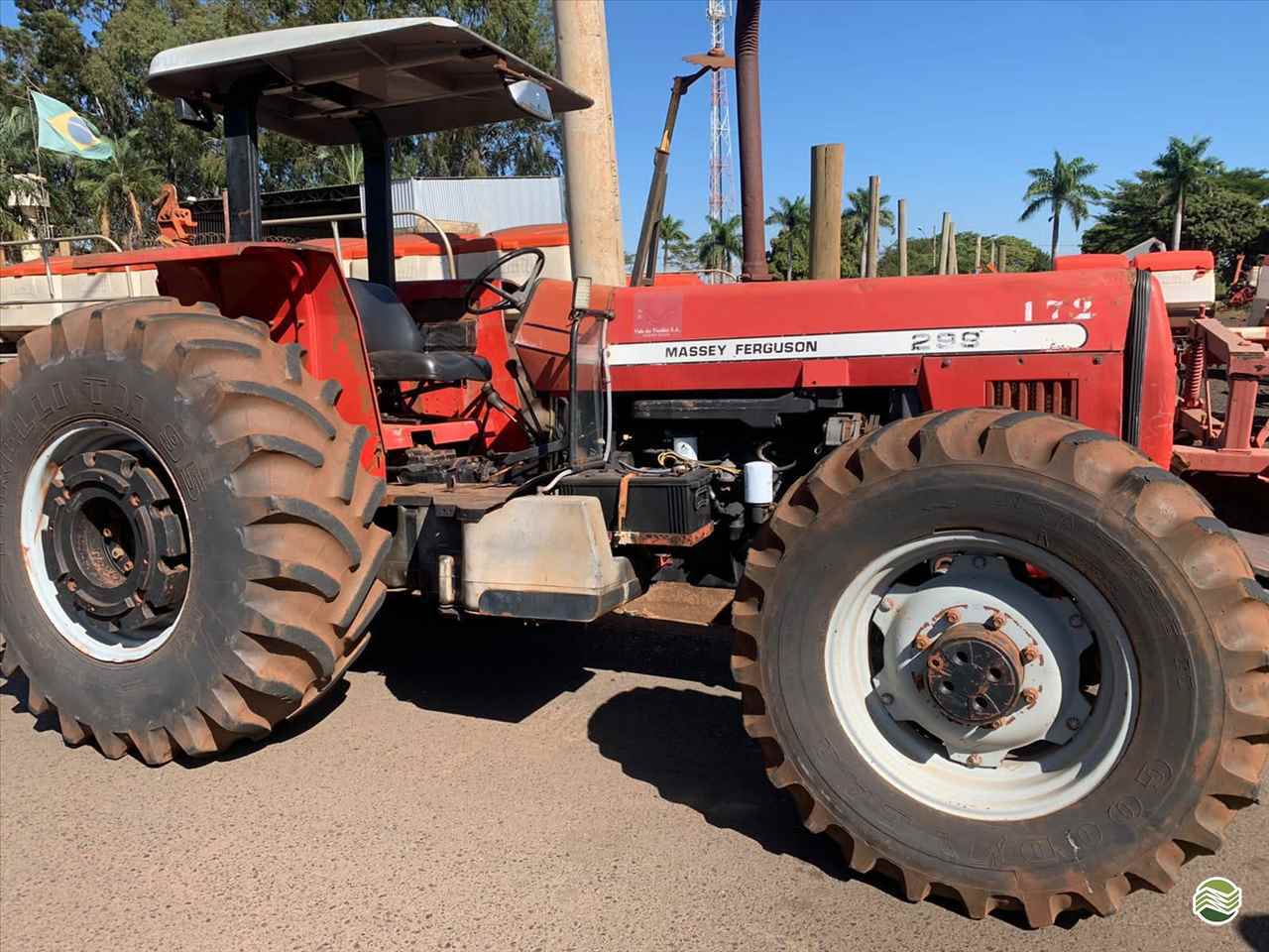 TRATOR MASSEY FERGUSON MF 299 Tração 4x4 Gomes e Gouveia Máquinas CENTRALINA MINAS GERAIS MG