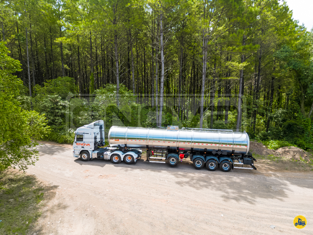 CARRETA SEMI-REBOQUE TANQUE INOX Enova Implementos Rodoviários CAIBI SANTA CATARINA SC