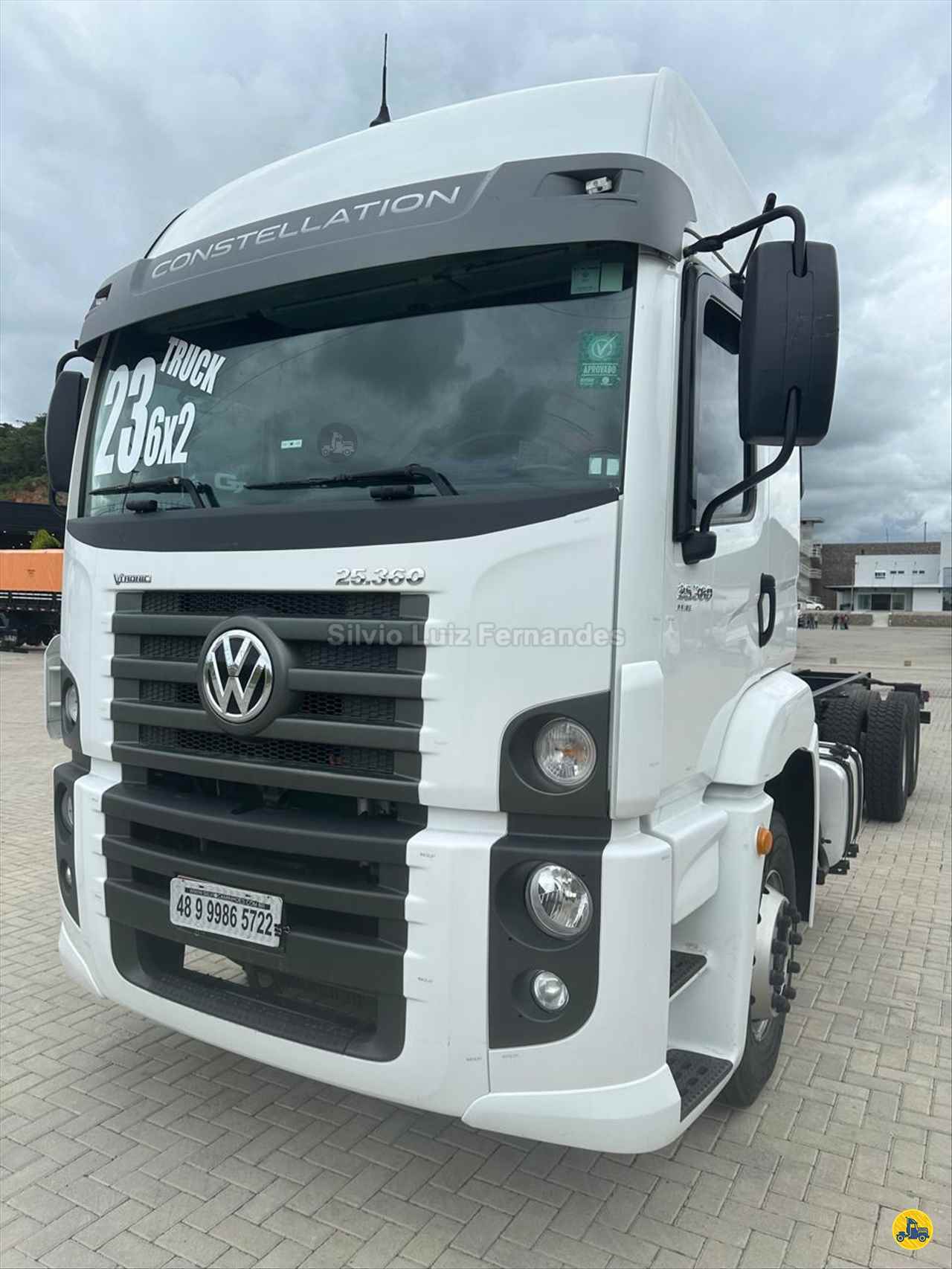 CAMINHAO VOLKSWAGEN VW 25360 Chassis Truck 6x2 Silvio Caminhões TUBARAO SANTA CATARINA SC