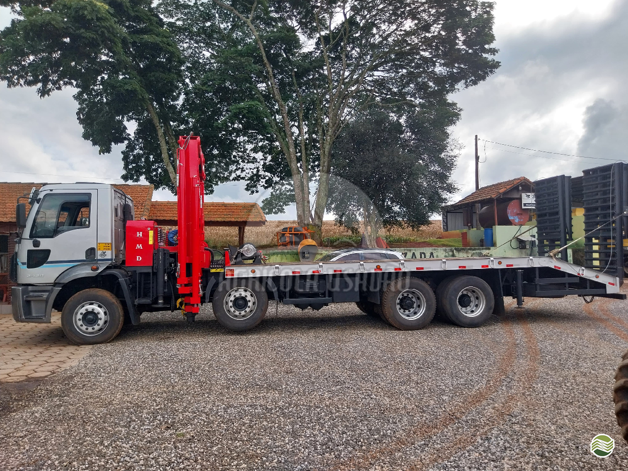 CAMINHAO FORD CARGO 2429 Plataforma Guincho BiTruck 8x2 Agrícola Usadão TAQUARITUBA SÃO PAULO SP