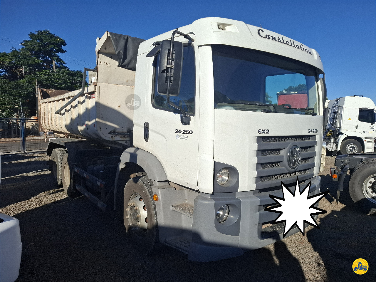 CAMINHAO VOLKSWAGEN VW 24250 Caçamba Basculante Truck 6x2 Nino Caminhões AMERICANA SÃO PAULO SP