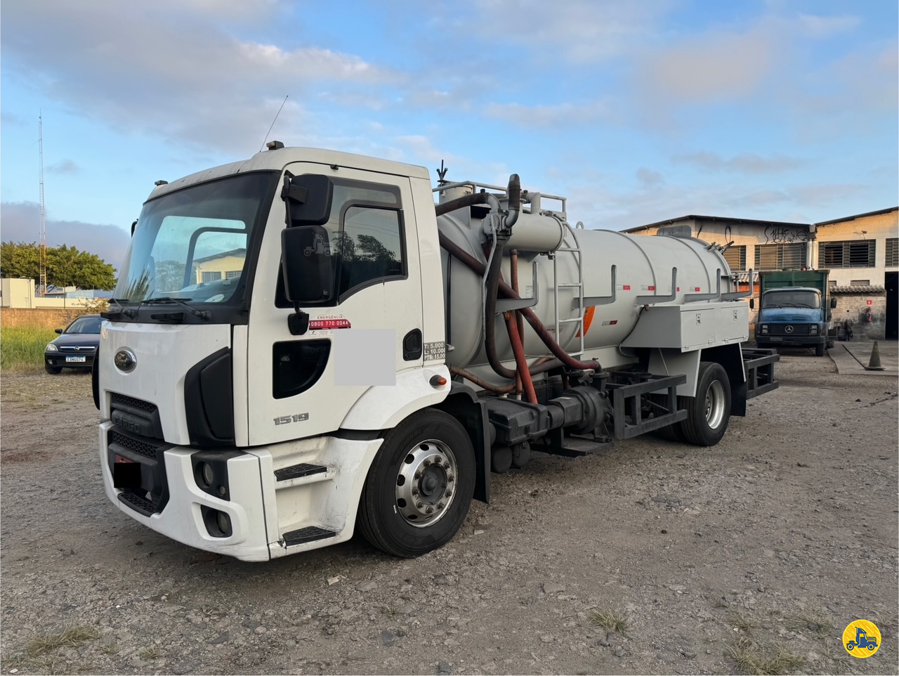 CAMINHAO FORD CARGO 1319 Tanque Hidro Vácuo Toco 4x2 Mega Mogi Caminhões MOGI DAS CRUZES SÃO PAULO SP