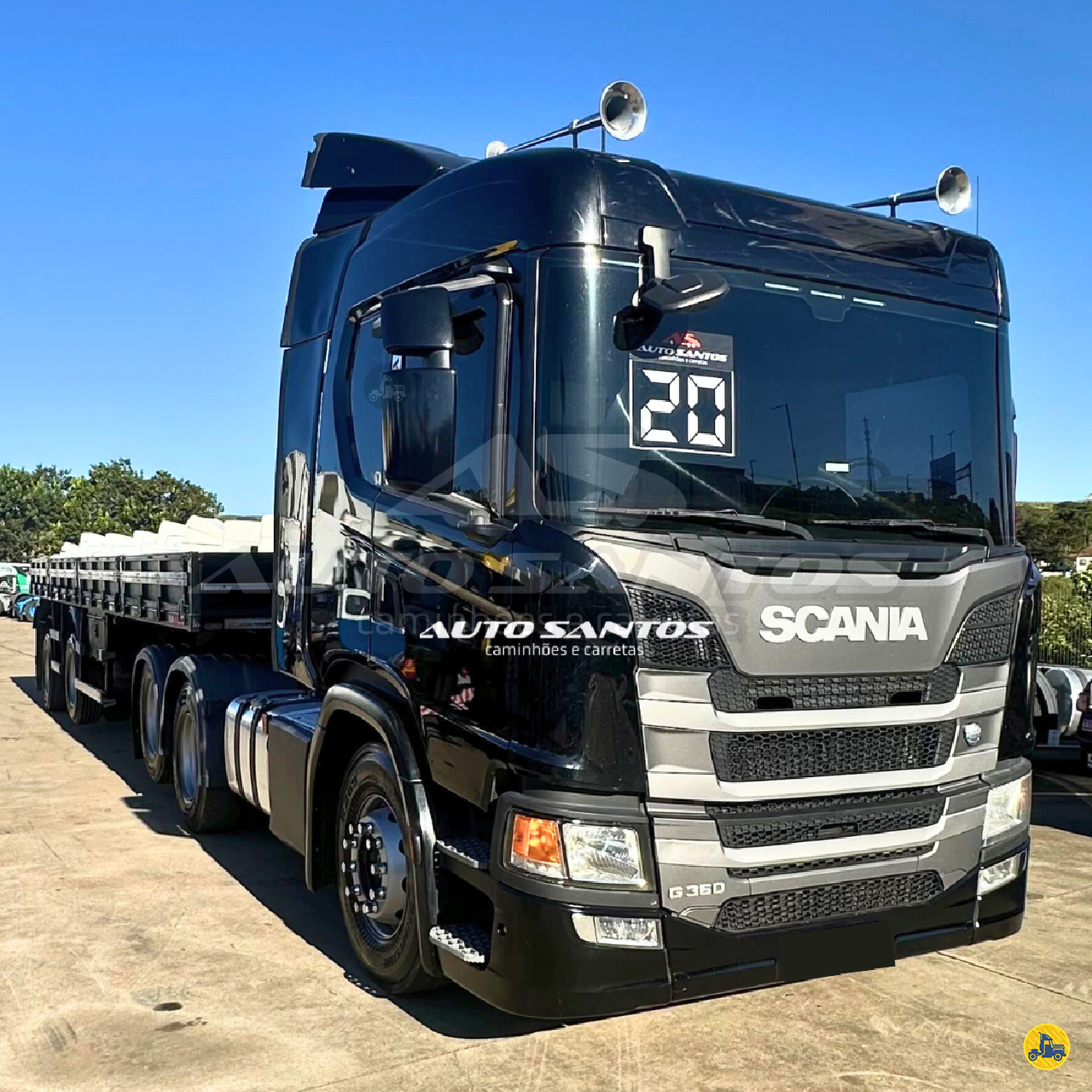 CAMINHAO SCANIA SCANIA G360 Conjunto Truck 6x2 Auto Santos Caminhões - Pouso Alegre POUSO ALEGRE MINAS GERAIS MG