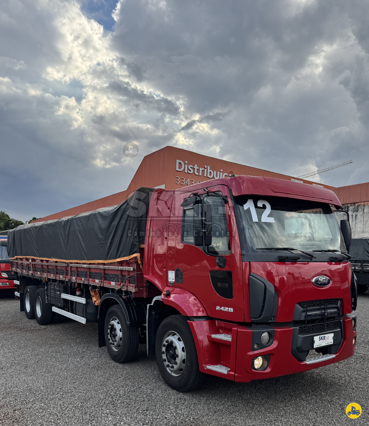 CAMINHAO FORD CARGO 2428 Graneleiro BiTruck 8x2 SKR Caminhões e Carretas LONDRINA PARANÁ PR
