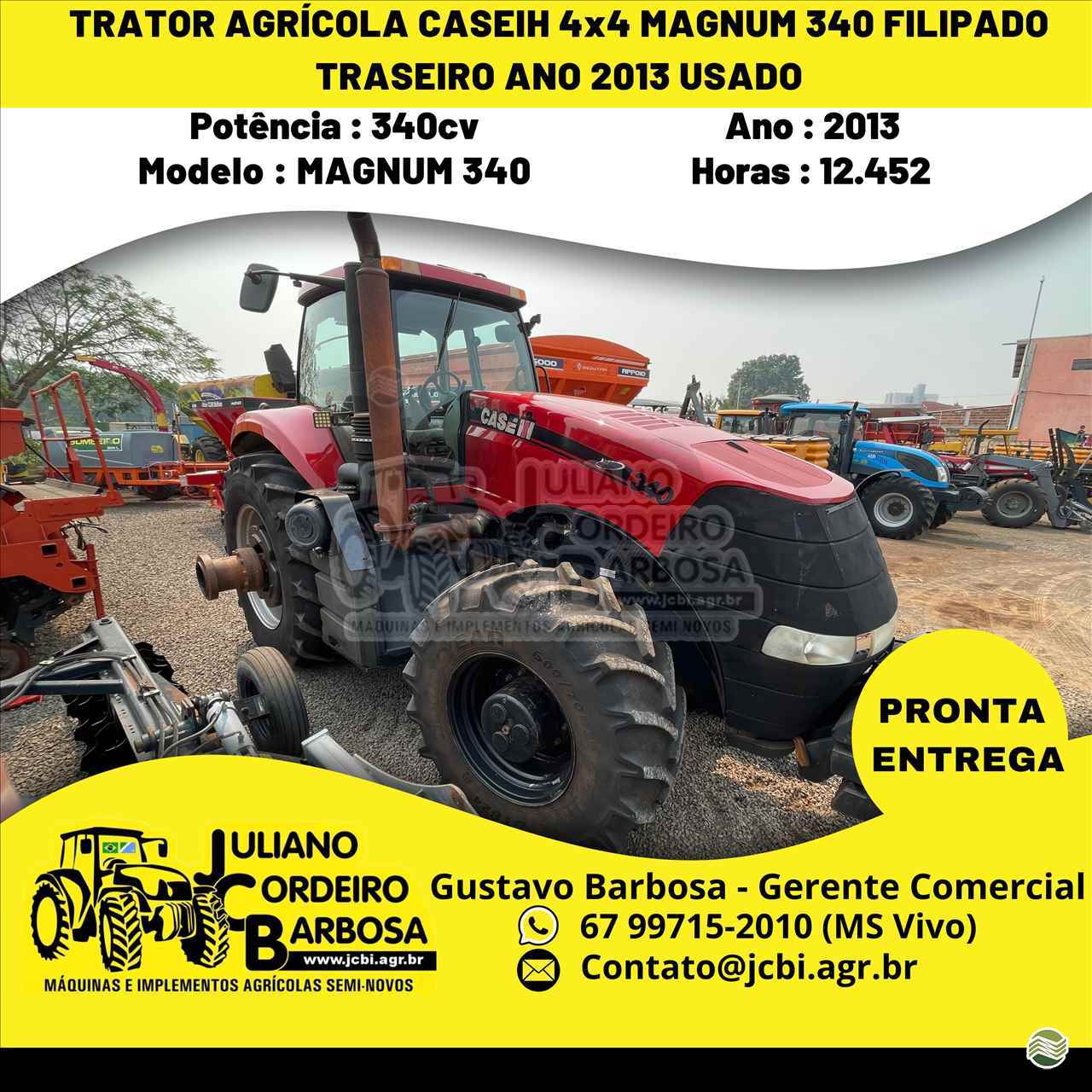 TRATOR CASE MAGNUM 340 Tração 4x4 JCBi Máquinas e Implementos Agrícolas MARACAJU MATO GROSSO DO SUL MS