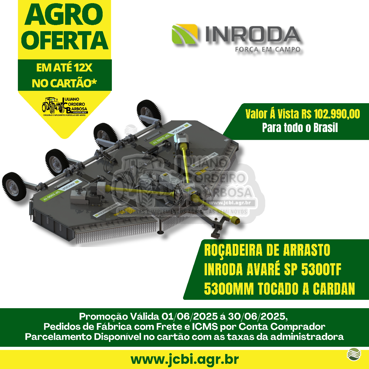 IMPLEMENTOS AGRICOLAS ROCADEIRA ROCADEIRA ARRASTO JCBi Máquinas e Implementos Agrícolas MARACAJU MATO GROSSO DO SUL MS