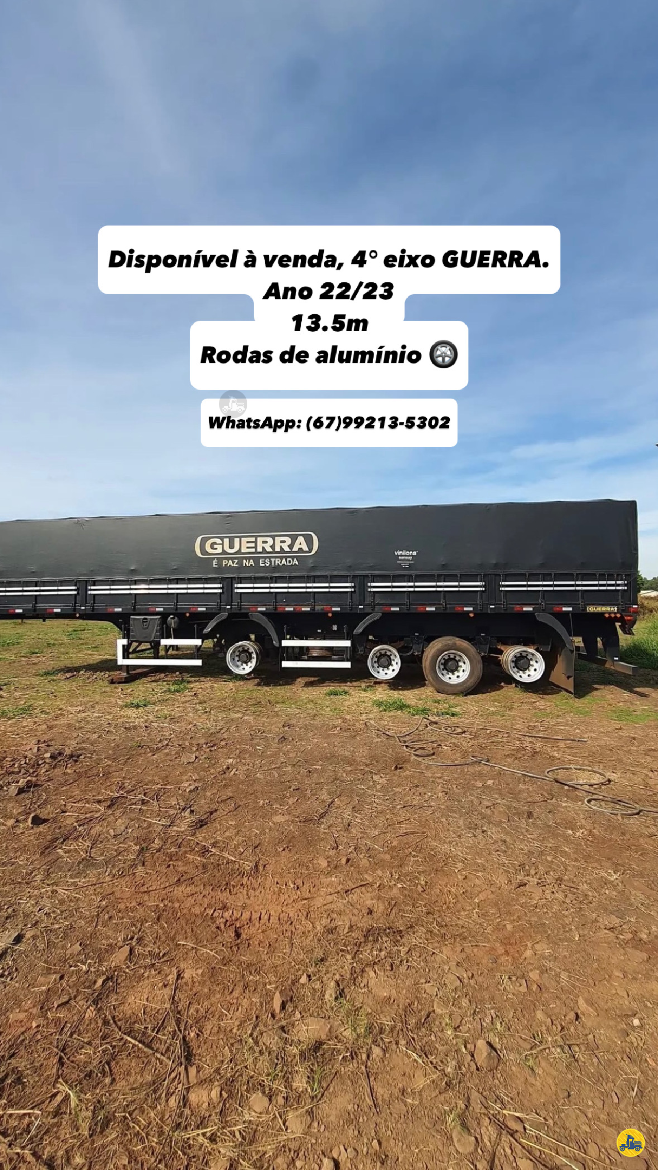 CARRETA SEMI-REBOQUE GRANELEIRO Rodrigo Caminhões - Filial CAMPO GRANDE MATO GROSSO DO SUL MS