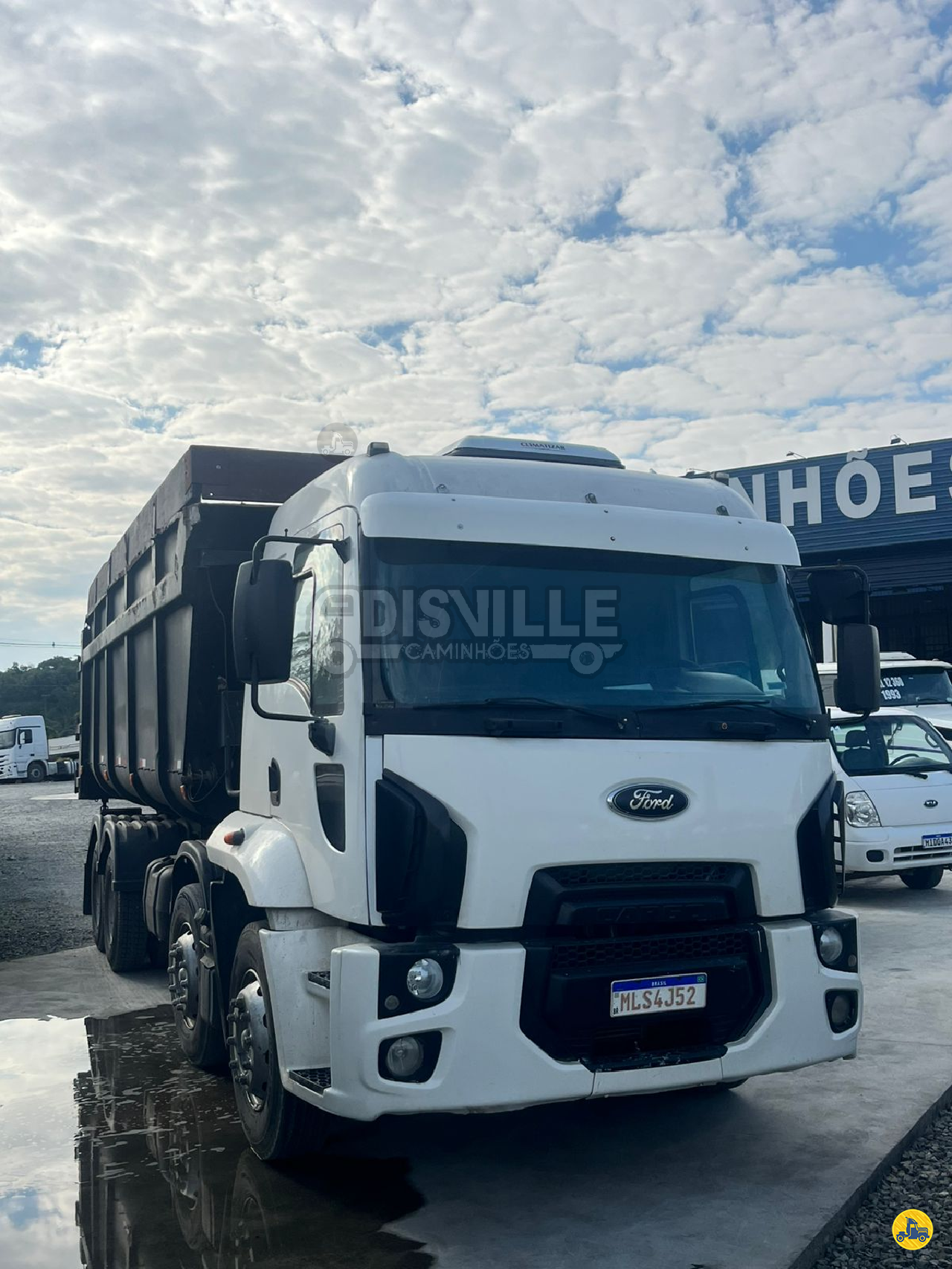 CAMINHAO FORD CARGO 2429 Caçamba Basculante BiTruck 8x2 Disville Caminhões ARAQUARI SANTA CATARINA SC