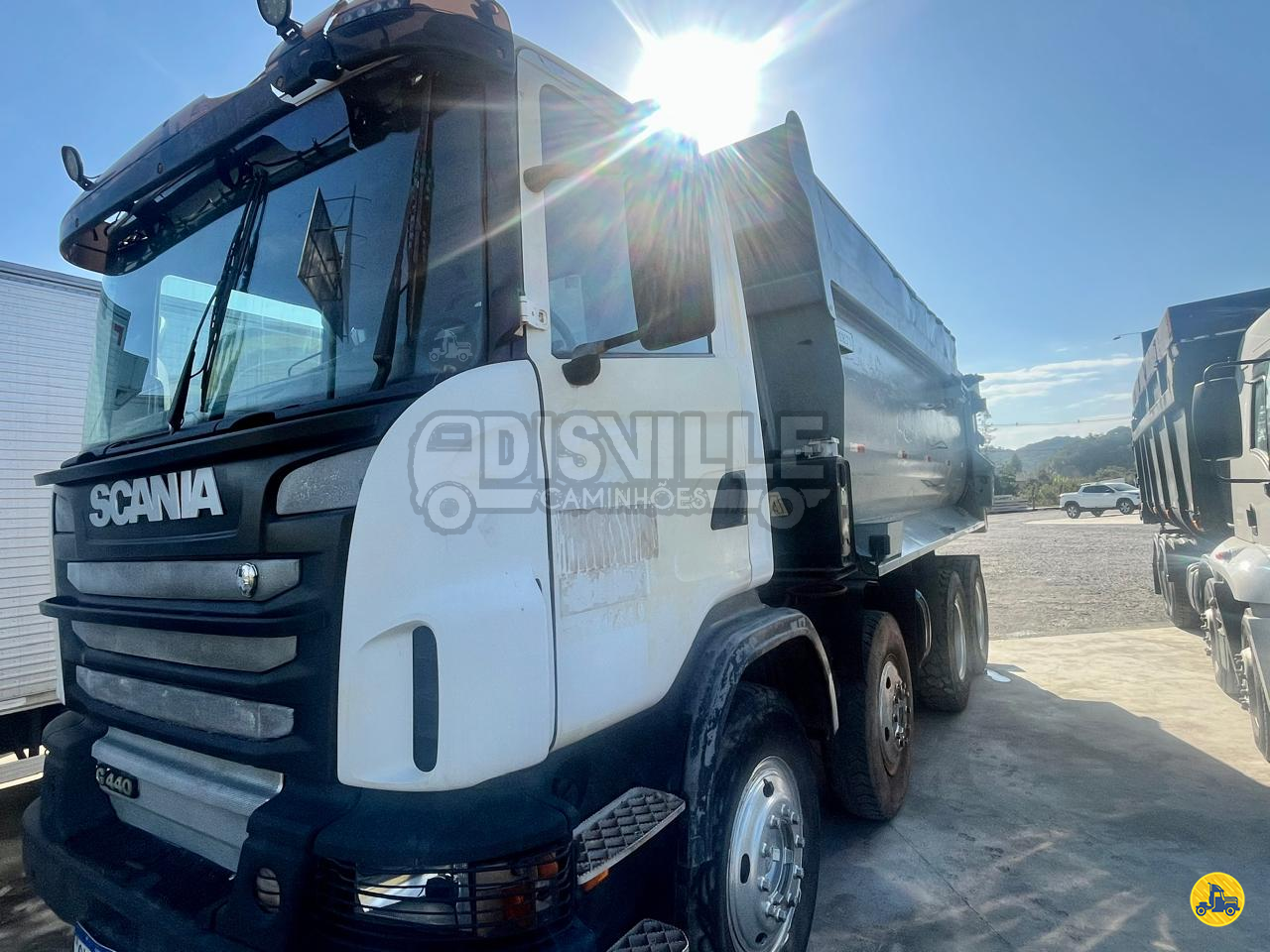 CAMINHAO SCANIA SCANIA G440 Caçamba Basculante BiTruck 8x4 Disville Caminhões ARAQUARI SANTA CATARINA SC