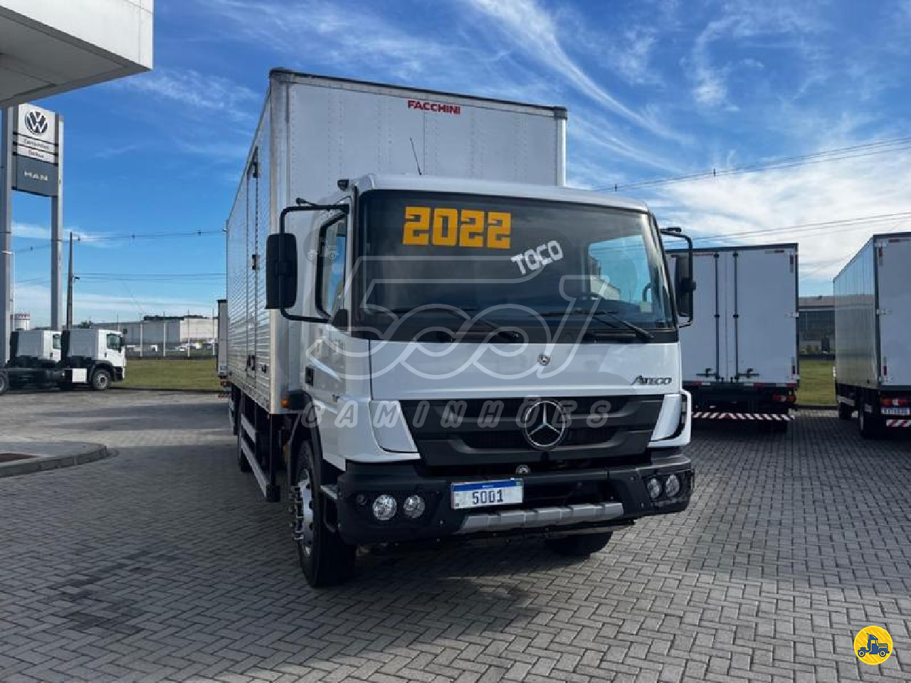 CAMINHAO MERCEDES-BENZ MB 1719 Baú Furgão Toco 4x2 5001 Caminhões - Curitiba CURITIBA PARANÁ PR