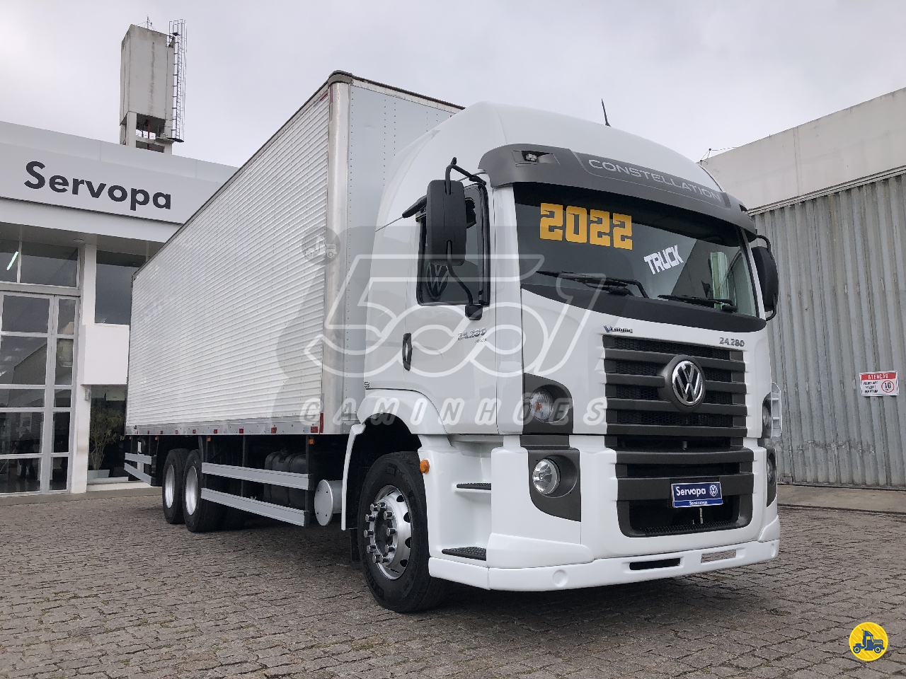 CAMINHAO VOLKSWAGEN VW 24280 Baú Furgão Truck 6x2 5001 Caminhões - Curitiba CURITIBA PARANÁ PR