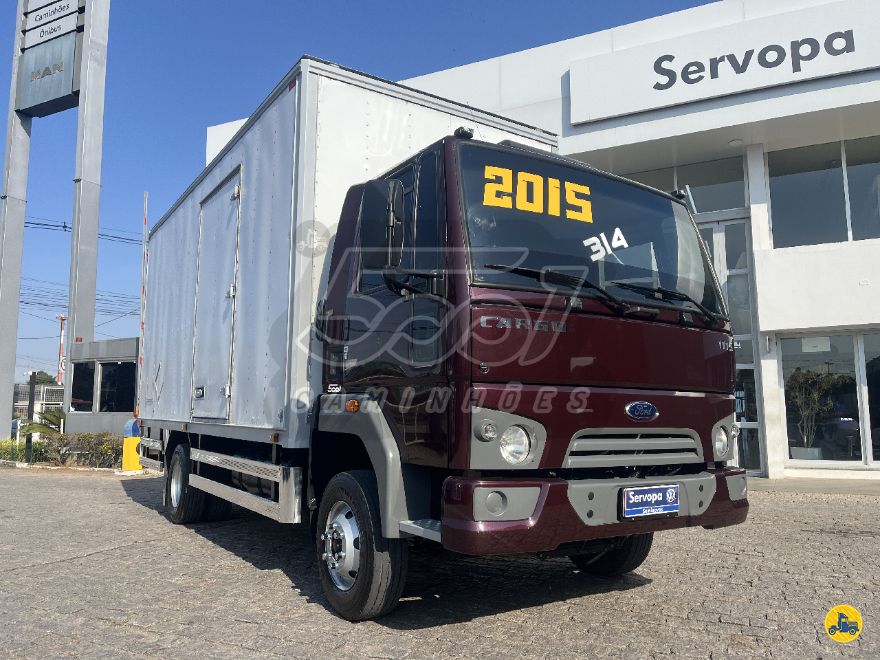 CAMINHAO FORD CARGO 1119 Baú Furgão 3/4 4x2 5001 Caminhões - Curitiba CURITIBA PARANÁ PR