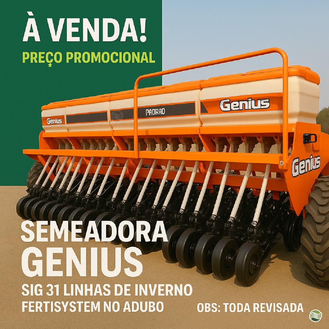 IMPLEMENTOS AGRICOLAS PLANTADEIRA SEMEADEIRA DE CAPIM Planjo Máquinas Agrícolas CAMPOS NOVOS SANTA CATARINA SC
