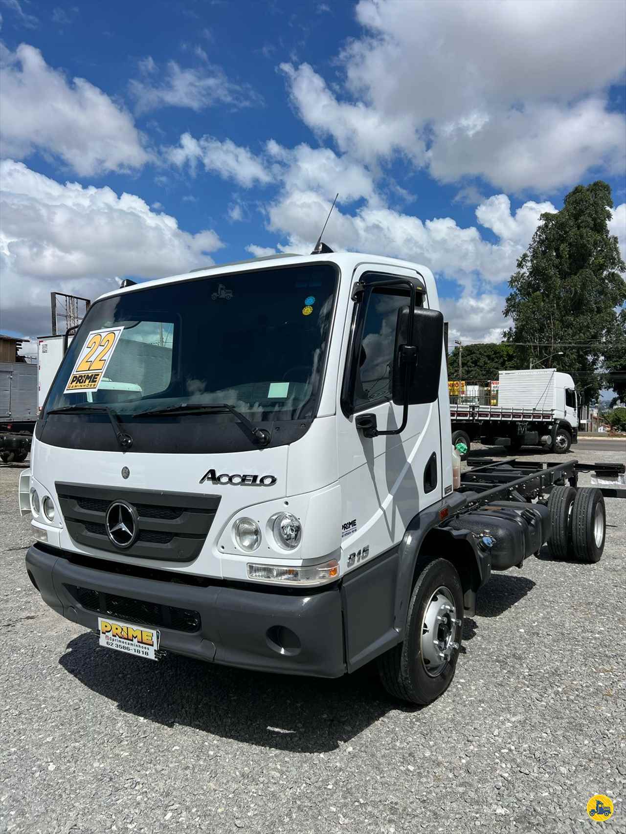 CAMINHAO MERCEDES-BENZ MB 815 Chassis 3/4 4x2 Prime Caminhões GOIANIA GOIAS GO