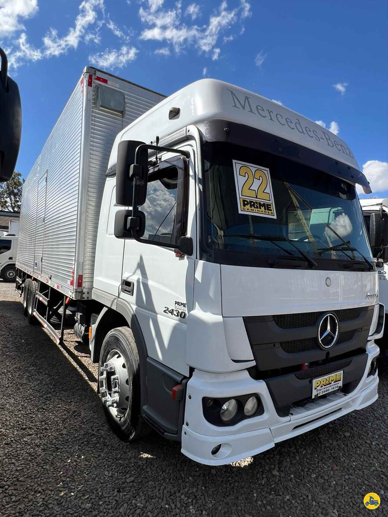 CAMINHAO MERCEDES-BENZ MB 2430 Baú Furgão Truck 6x2 Prime Caminhões GOIANIA GOIAS GO