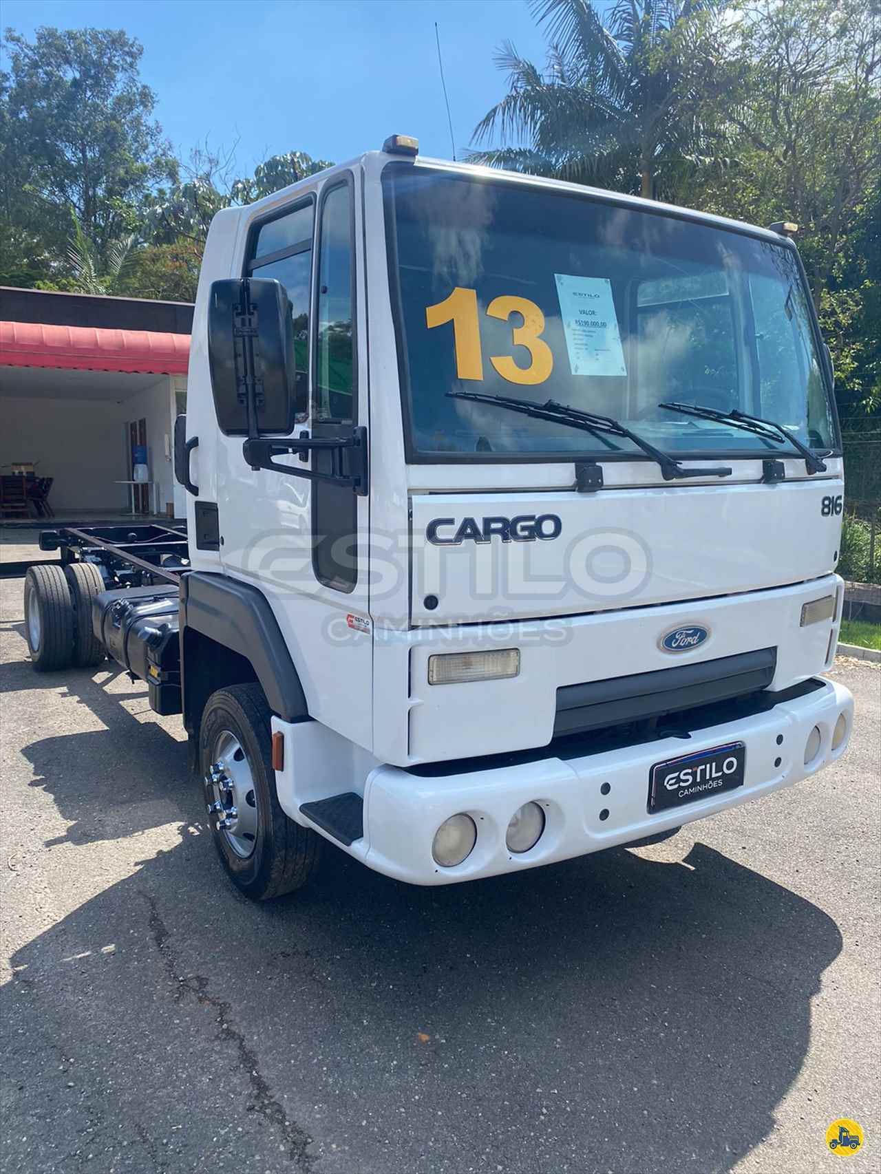 CAMINHAO FORD CARGO 816 Chassis 3/4 4x2 Estilo Caminhões POUSO ALEGRE MINAS GERAIS MG