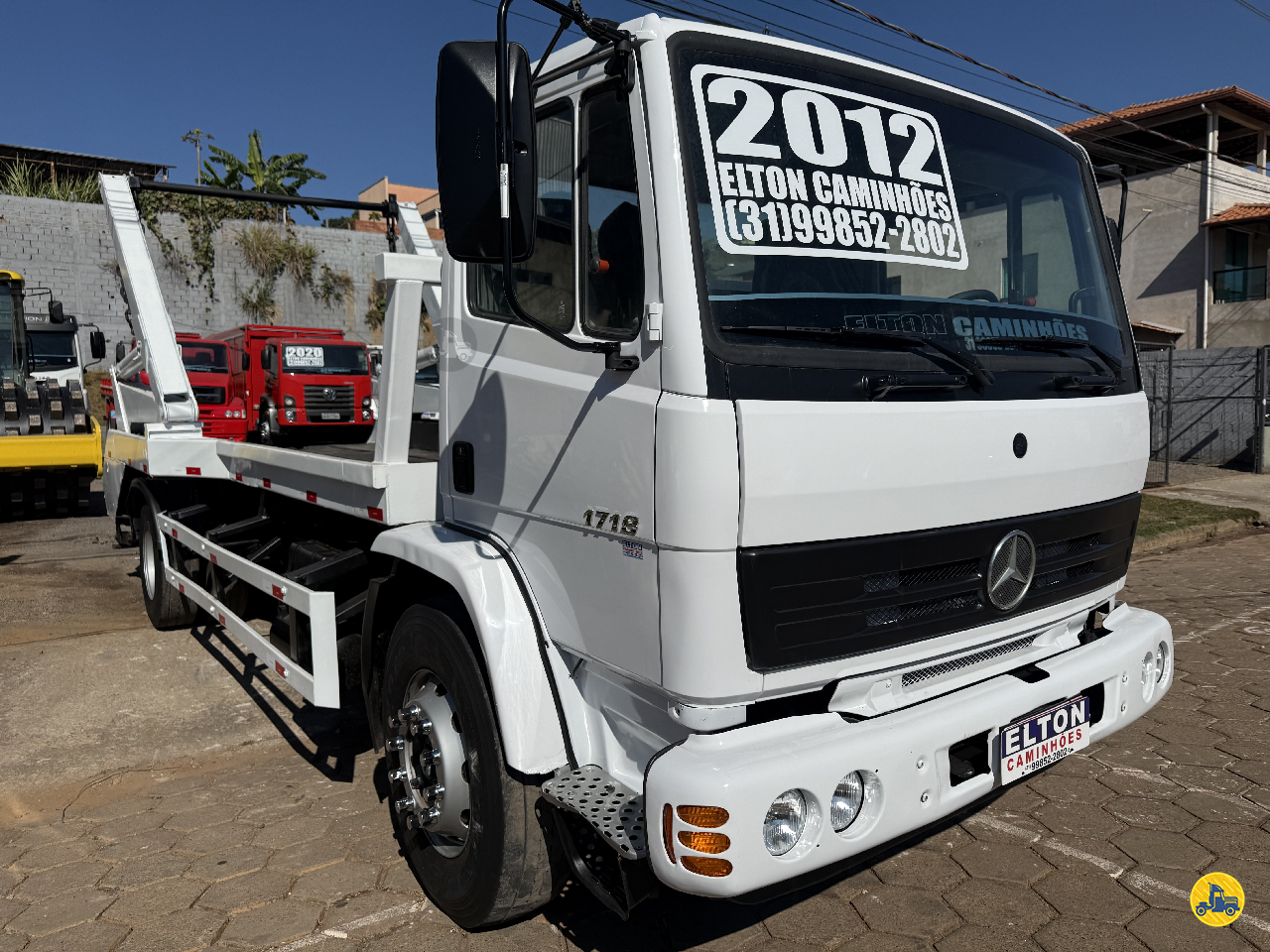 CAMINHAO MERCEDES-BENZ MB 1718 Poliguindaste Toco 4x2 Elton Caminhões JOAO MONLEVADE MINAS GERAIS MG