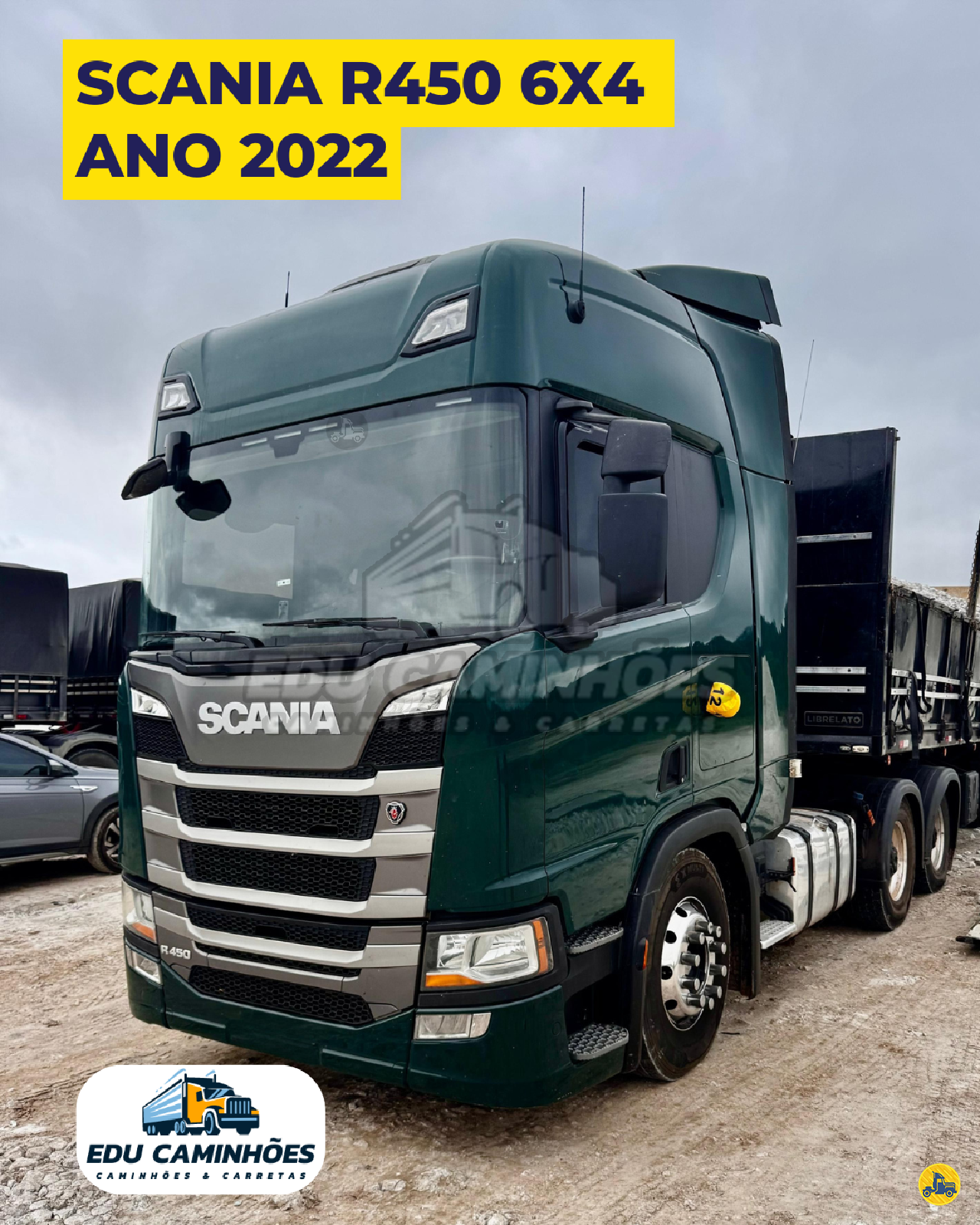 CAMINHAO SCANIA SCANIA R450 Cavalo Mecânico Cavalo 6x4 Edu Caminhões SAO PAULO SÃO PAULO SP