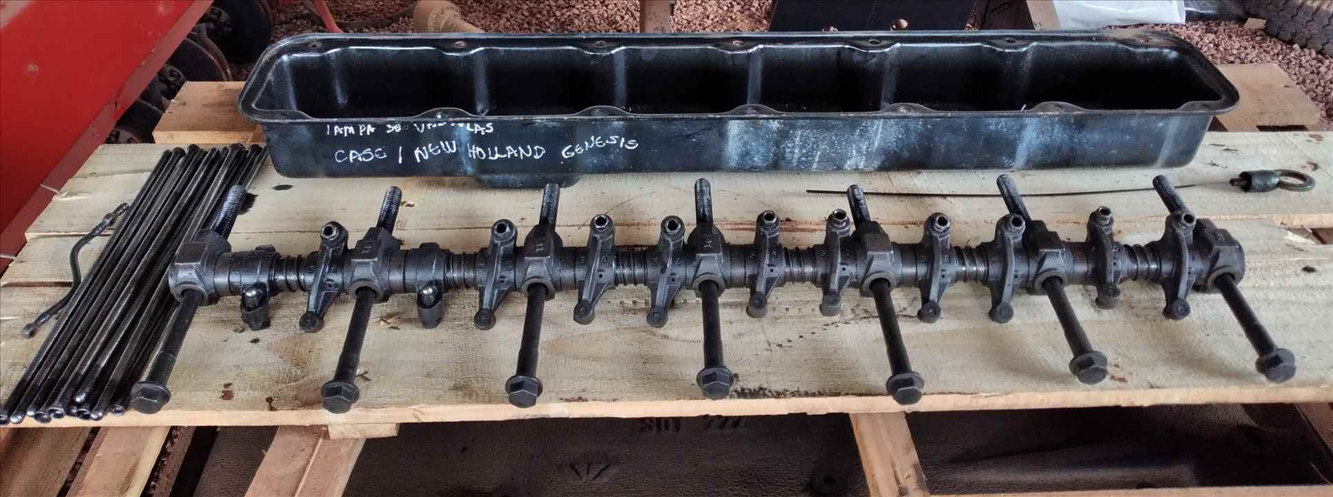 Balancim Montado e Haste, tampa de válvulas e varetas (Case / New Holland, Motor Gênesis)