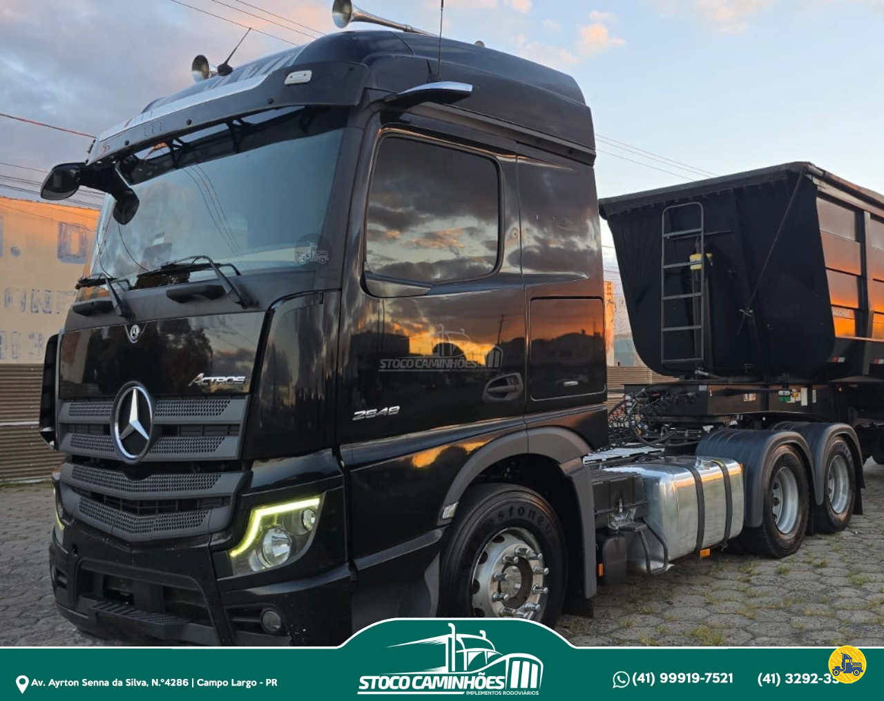 CAMINHAO MERCEDES-BENZ MB 2548 Cavalo Mecânico Truck 6x2 Stoco Caminhões  CAMPO LARGO PARANÁ PR
