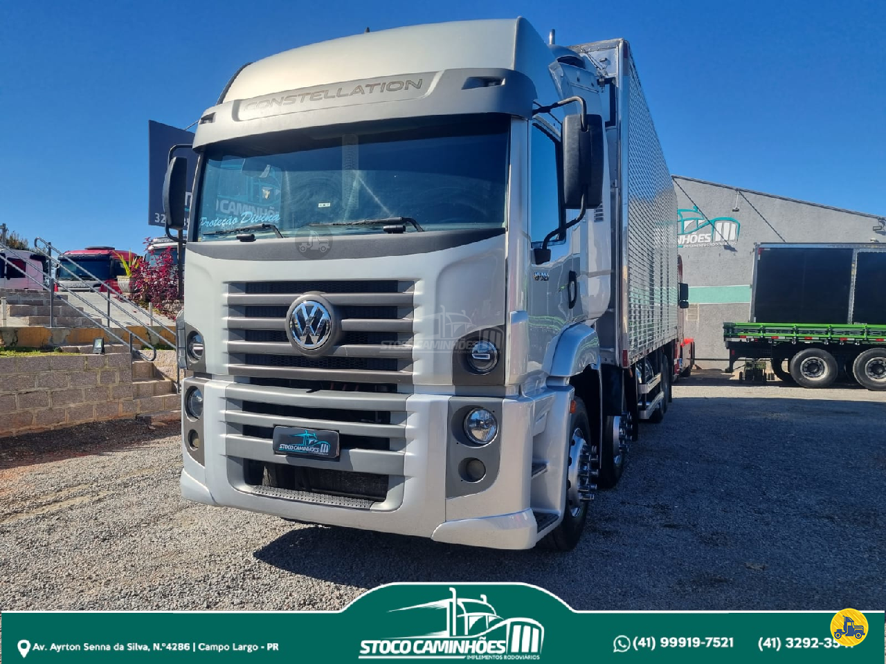 CAMINHAO VOLKSWAGEN VW 19320 Baú Frigorífico BiTruck 8x2 Stoco Caminhões  CAMPO LARGO PARANÁ PR
