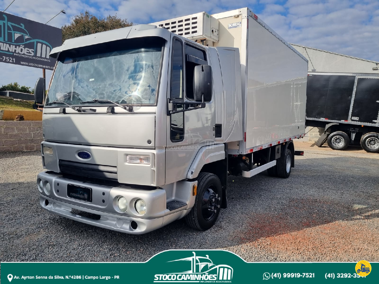 CAMINHAO FORD CARGO 816 Baú Térmico Toco 4x2 Stoco Caminhões  CAMPO LARGO PARANÁ PR