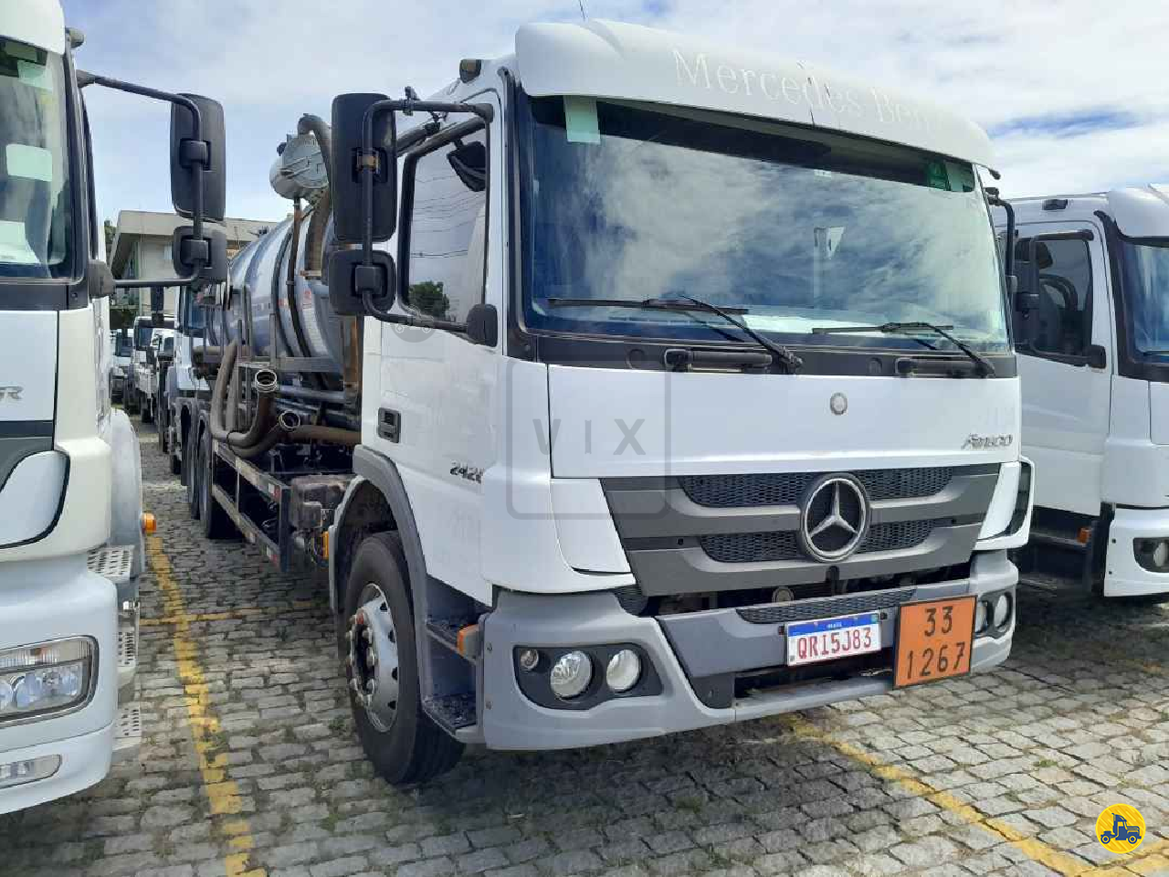 CAMINHAO MERCEDES-BENZ MB 2426 Tanque Hidro Vácuo Truck 6x2 VIX Seminovos SERRA ESPÍRITO SANTO ES