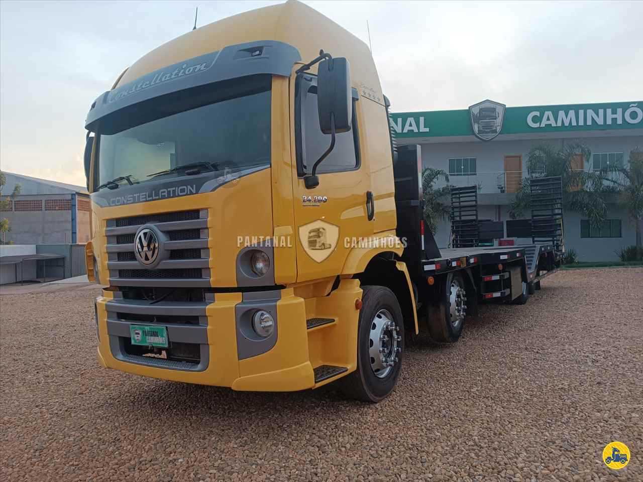 CAMINHAO VOLKSWAGEN VW 24280 Plataforma Guincho BiTruck 8x2 Pantanal Caminhões RONDONOPOLIS MATO GROSSO MT