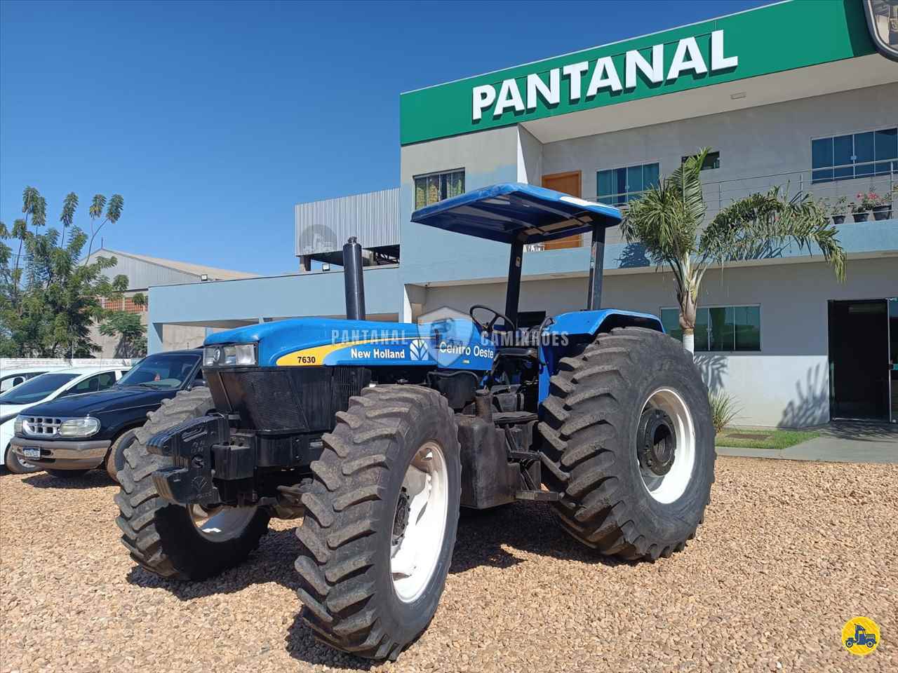 TRATOR NEW HOLLAND NEW 7630 Tração 4x4 Pantanal Caminhões RONDONOPOLIS MATO GROSSO MT