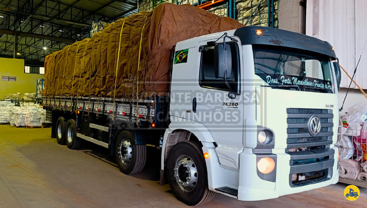 CAMINHAO VOLKSWAGEN VW 24280 Carga Seca BiTruck 8x2 Vicente Barbosa Caminhões MARIALVA PARANÁ PR