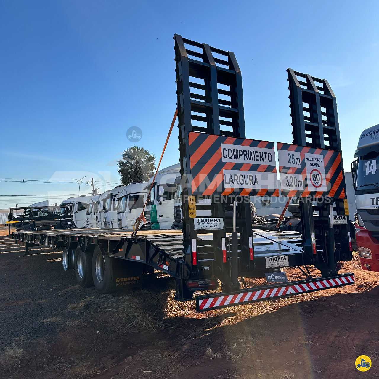 CARRETA SEMI-REBOQUE PRANCHA Rebaixada RL Caminhões  RIO VERDE GOIAS GO