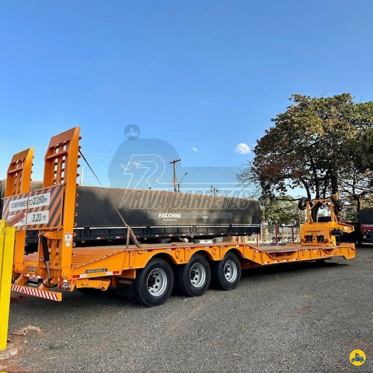 CARRETA SEMI-REBOQUE PRANCHA Rebaixada Riva Carretas CATANDUVA SÃO PAULO SP