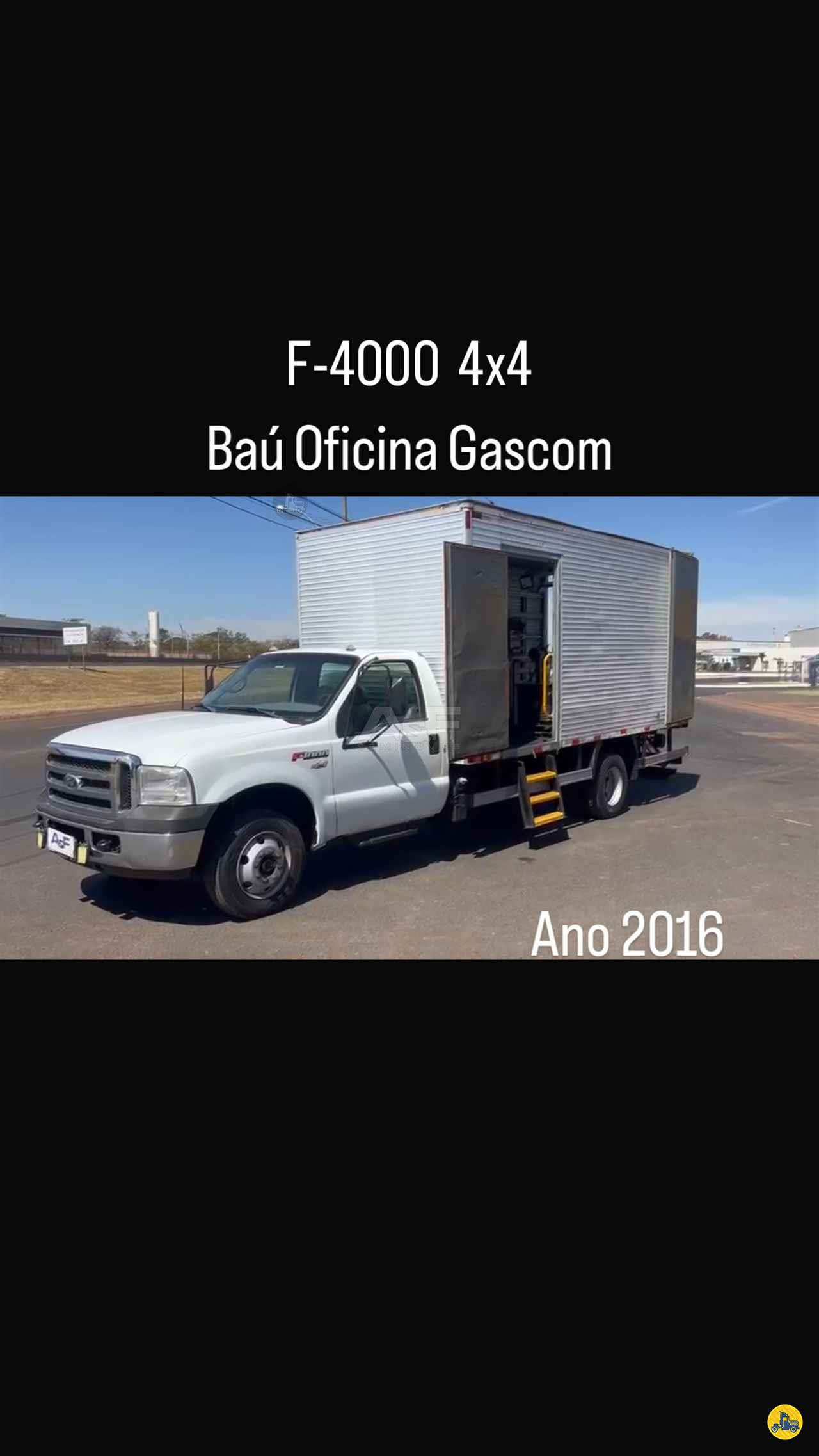 CAMINHAO FORD F4000 Baú Furgão 3/4 4x4 A&F Seminovos RIBEIRAO PRETO SÃO PAULO SP