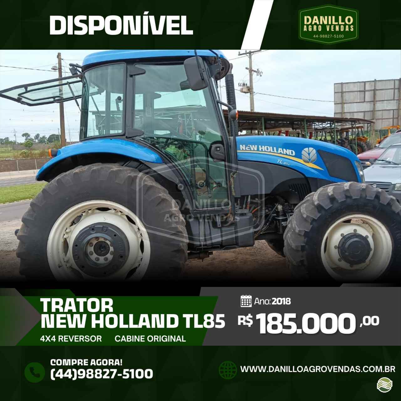 TRATOR NEW HOLLAND NEW TL 85 Tração 4x4 Danillo Agro Vendas UMUARAMA PARANÁ PR