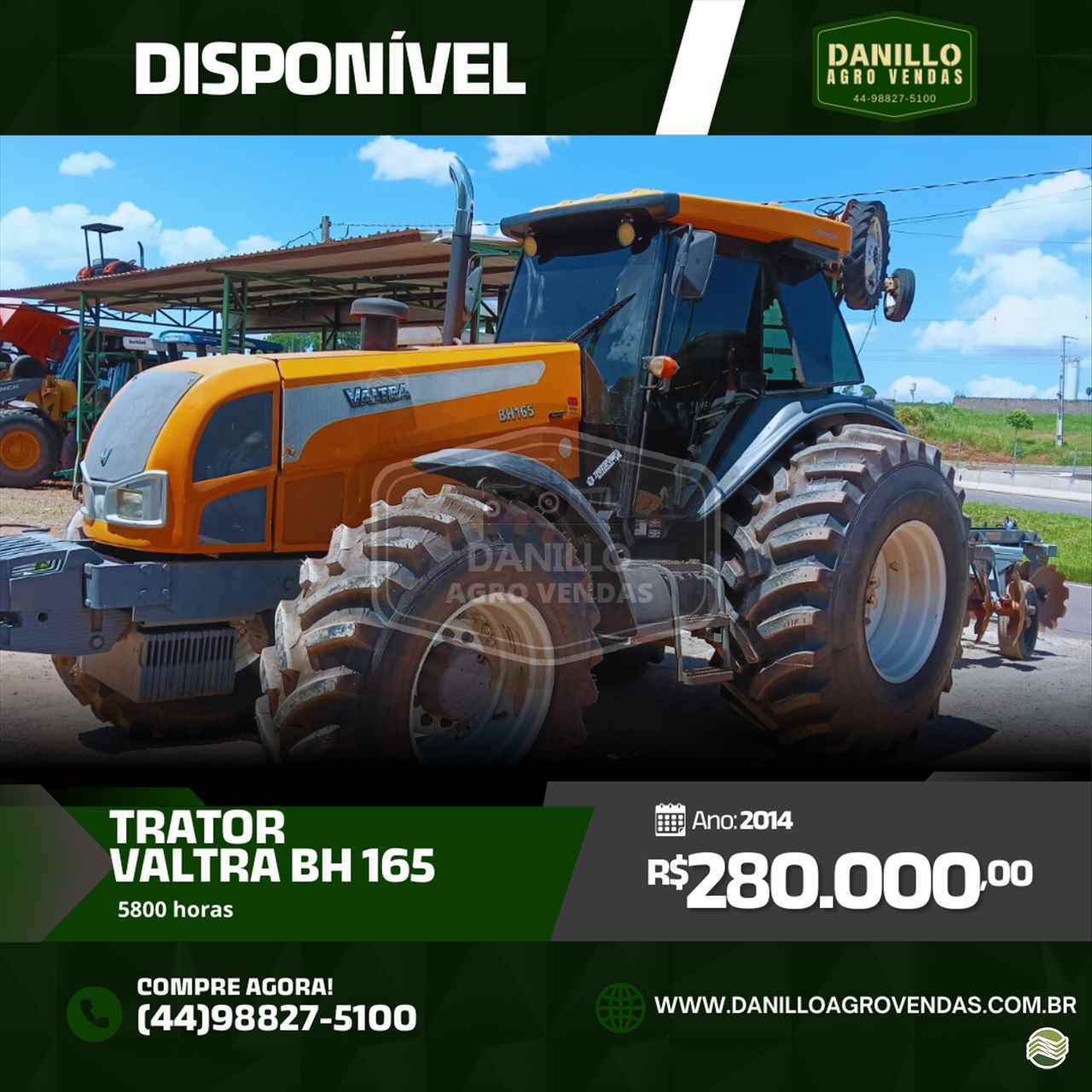 TRATOR VALTRA VALTRA BH 165 Tração 4x4 Danillo Agro Vendas UMUARAMA PARANÁ PR