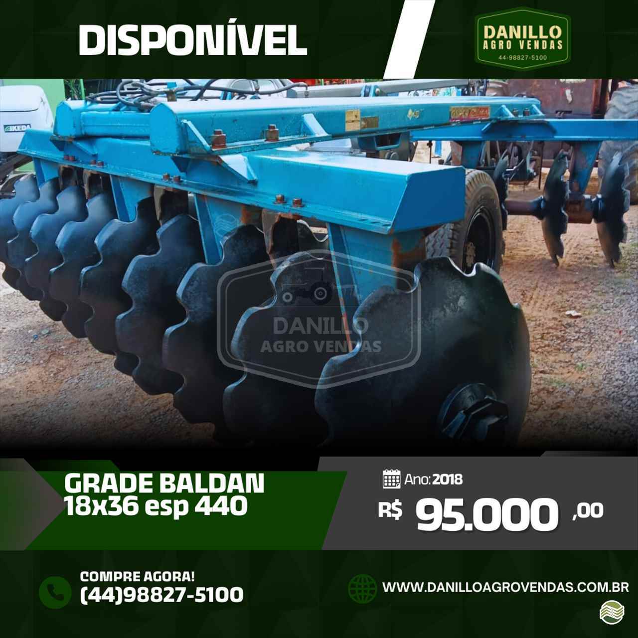 IMPLEMENTOS AGRICOLAS GRADE ARADORA ARADORA 18 DISCOS Danillo Agro Vendas UMUARAMA PARANÁ PR