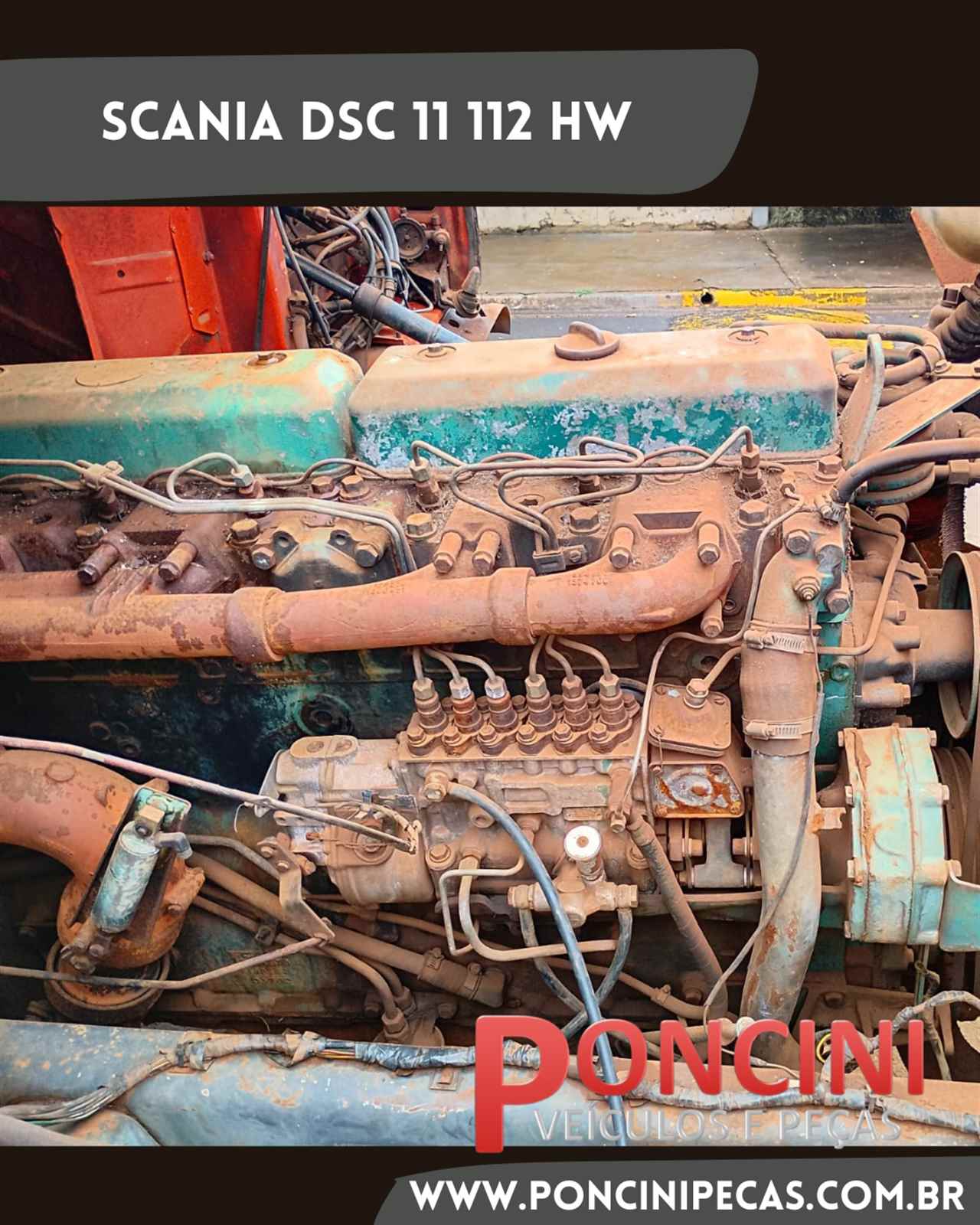 Motor Scania 112hw completo