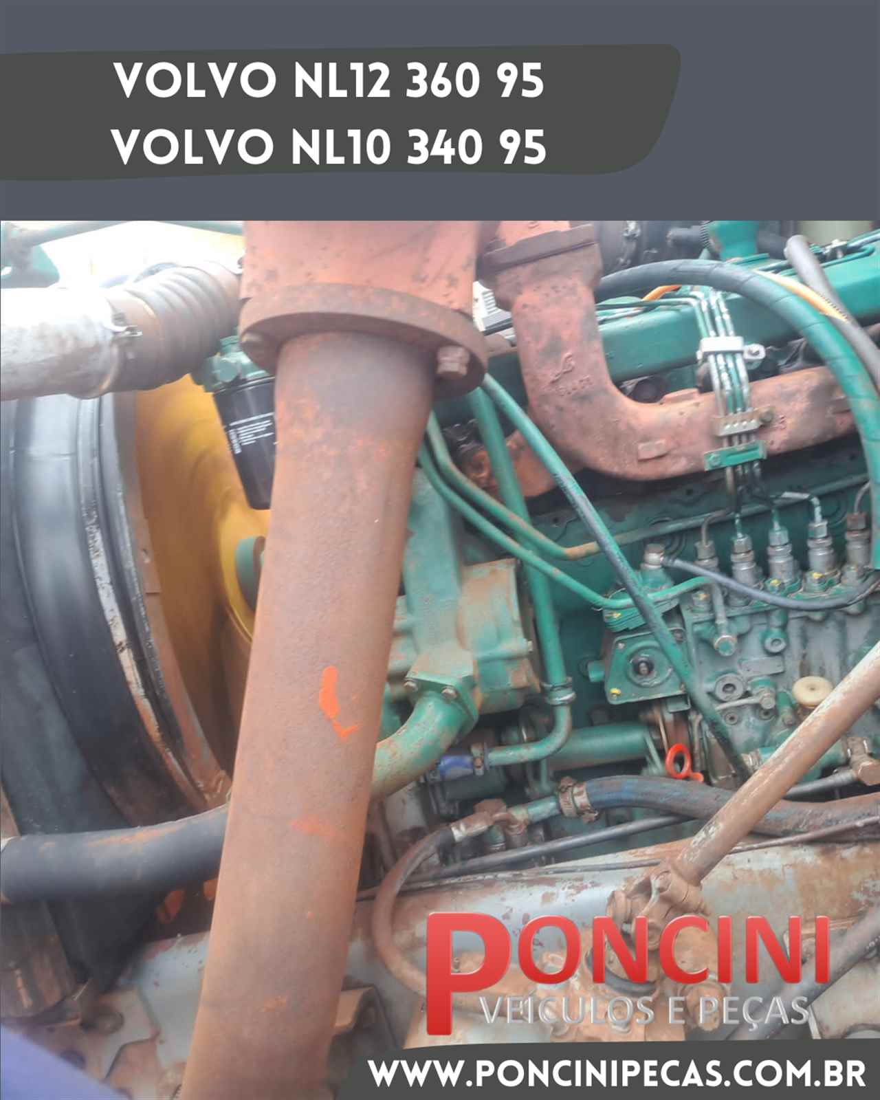 Motor Volvo NL10 340 95 completo