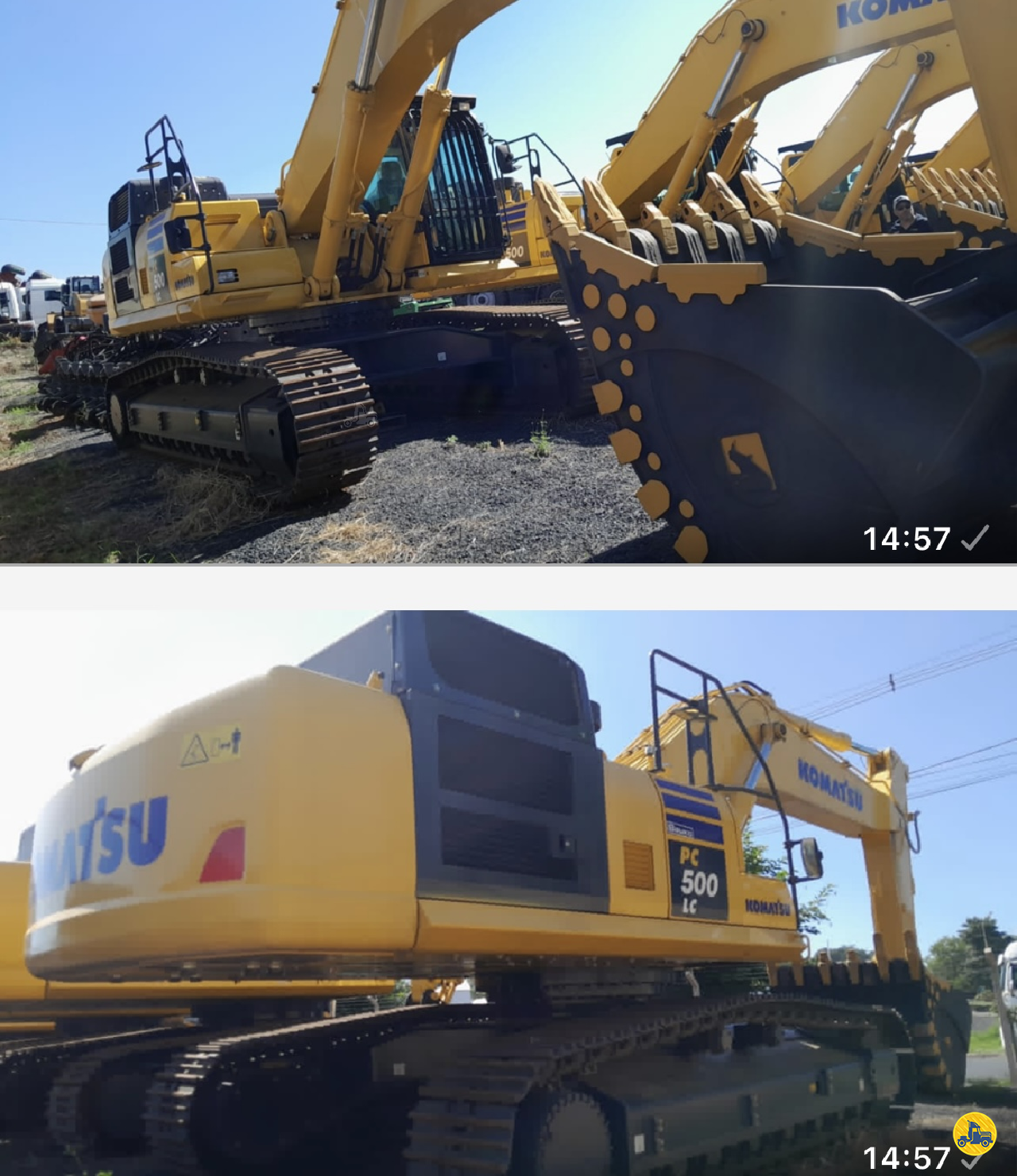 ESCAVADEIRA KOMATSU PC600 Loja dos Caminhões RIO DE JANEIRO RIO DE JANEIRO RJ