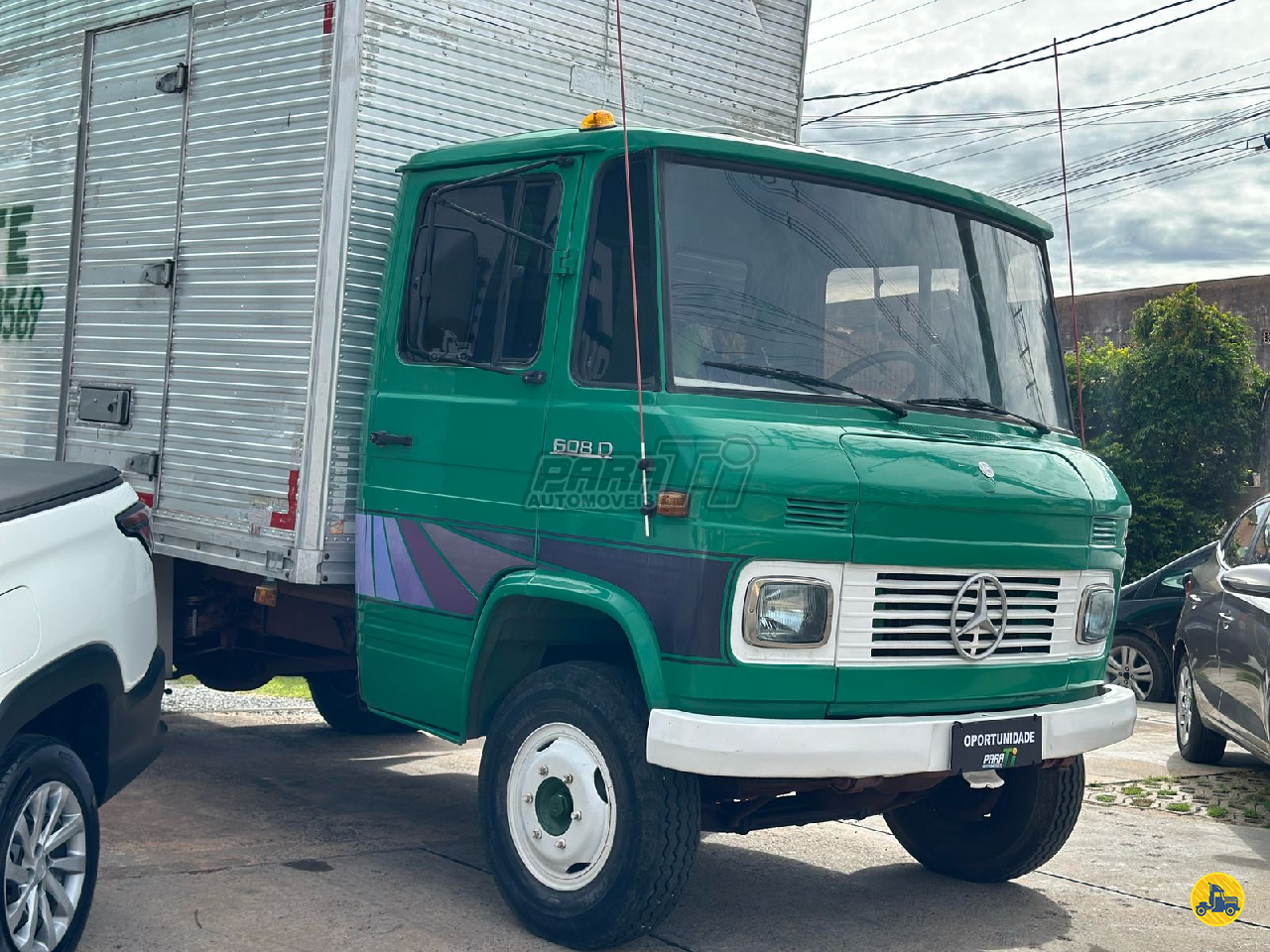 CAMINHAO MERCEDES-BENZ MB 608 Baú Furgão 3/4 4x2 Para Ti Pesados CUIABA MATO GROSSO MT
