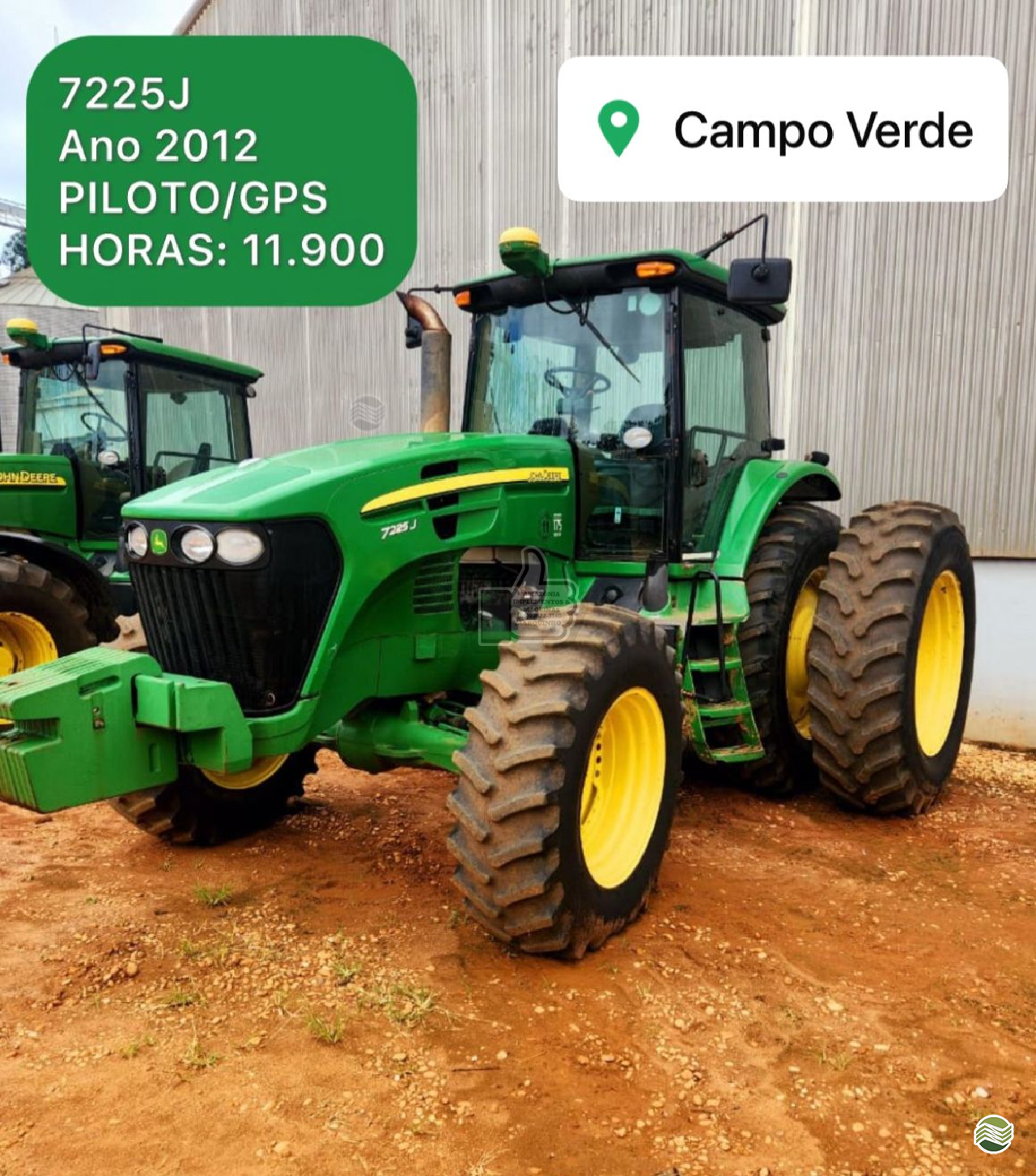 TRATOR JOHN DEERE JOHN DEERE 7225J Tração 4x4 Amazônia Agrícola   CAMPO VERDE MATO GROSSO MT