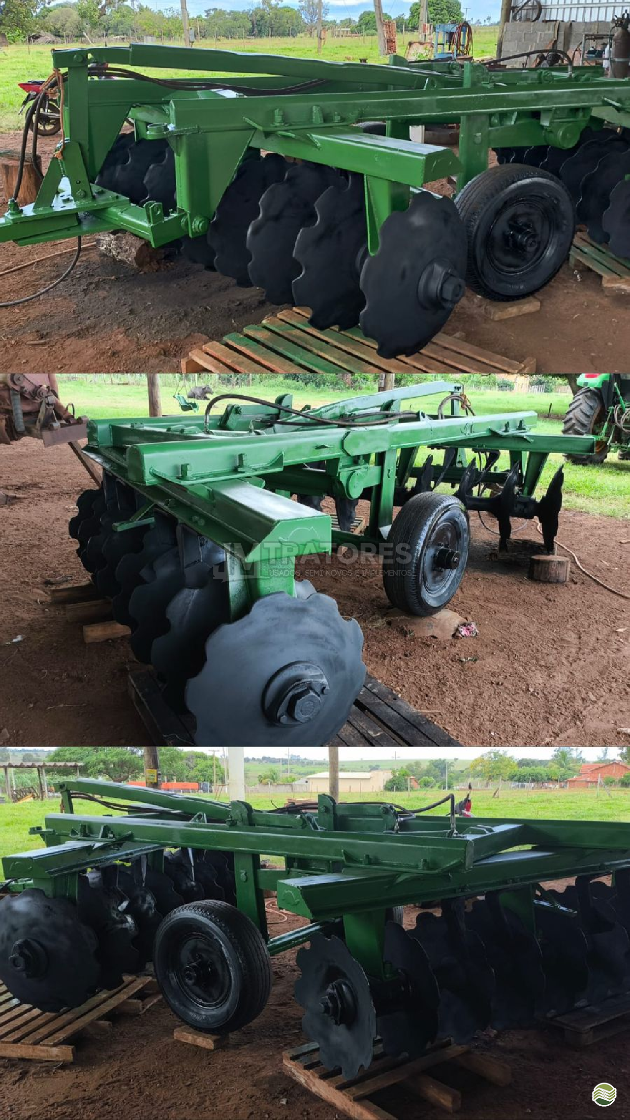 IMPLEMENTOS AGRICOLAS GRADE ARADORA ARADORA 16 DISCOS JM Tratores  ADAMANTINA SÃO PAULO SP